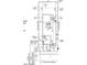 Site plan showing a home's location, driveway, and lot dimensions at 10917 E Tiburon Ave, Mesa, AZ 85212