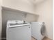 Laundry room with Samsung washer and dryer at 38191 W Merced St, Maricopa, AZ 85138