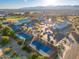 Aerial view of community amenities and tennis courts at 18315 N Canal Dr, Surprise, AZ 85374