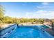 Relaxing hot tub with stunning views of the surrounding landscape at 29523 N 146Th St, Scottsdale, AZ 85262