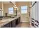Bathroom with granite countertops and double sinks at 2724 S Falling Star Rd, Gold Canyon, AZ 85118