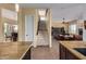 Elegant staircase leading from kitchen to upper level at 2724 S Falling Star Rd, Gold Canyon, AZ 85118