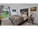 Spacious bedroom with a comfortable bed and unique headboard at 3401 N Dakota St, Chandler, AZ 85225