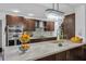 Modern kitchen with stainless steel appliances and a large island at 3401 N Dakota St, Chandler, AZ 85225