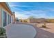 Landscaped backyard with patio and desert landscaping at 8500 E Southern Ave # 548, Mesa, AZ 85209