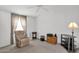 Bright bedroom with ceiling fan, window coverings, and ample space for furniture at 8500 E Southern Ave # 548, Mesa, AZ 85209