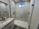 Bathroom with vanity, large shower, and window at 1298 W Calle Tuberia --, Casa Grande, AZ 85194