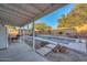 Relaxing pool area with covered patio at 3061 N Platina Cir # N, Mesa, AZ 85215