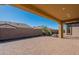 Covered patio with pavers and a view of the backyard at 389 E Bracciano Ave, Queen Creek, AZ 85140