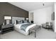 Serene bedroom with plush bed, accent chair, and modern nightstand at 6862 E Joshua Tree Ln, Paradise Valley, AZ 85253
