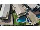 Single-story home with a kidney-shaped pool and a spacious backyard at 4112 E Tanglewood Dr, Phoenix, AZ 85048