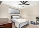 Cozy bedroom with a double bed, and ample natural light at 4937 N Granite Reef Rd, Scottsdale, AZ 85251