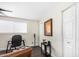Home office space with a desk, chair, and ample storage at 4937 N Granite Reef Rd, Scottsdale, AZ 85251