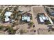 Aerial perspective showcasing multiple properties, including the subject property and its surrounding area at 29224 N 146Th St, Scottsdale, AZ 85262