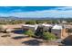 Aerial view of property with a house, and mountain views at 31515 N 160Th St, Scottsdale, AZ 85262