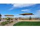 Community playground with shade structures and play equipment at 4337 E Bradford Ave, San Tan Valley, AZ 85140