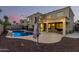 Relaxing backyard oasis with a sparkling pool at 17881 W Larkspur Dr, Surprise, AZ 85388