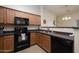Galley kitchen with stainless steel appliances at 280 S Evergreen Rd # 1270, Tempe, AZ 85288