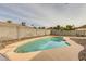 Inviting kidney-shaped pool with ample surrounding space at 544 E Morrow Dr, Phoenix, AZ 85024