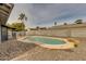 Charming kidney shaped pool in a private backyard at 544 E Morrow Dr, Phoenix, AZ 85024