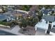 Aerial view of house and neighborhood; two story home at 1520 W Jacinto Ave, Mesa, AZ 85202