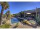 Spacious backyard with a refreshing pool, spa, and desert landscaping at 3110 Arroyo Hondo --, Carefree, AZ 85377