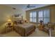 Cozy bedroom with a king-size bed and southwestern decor at 3110 Arroyo Hondo --, Carefree, AZ 85377