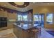 Gourmet kitchen with granite countertops and custom wood cabinets at 3110 Arroyo Hondo --, Carefree, AZ 85377