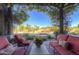 Relaxing patio area with comfortable seating and pool view at 3110 Arroyo Hondo --, Carefree, AZ 85377