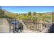 Private patio with seating and breathtaking golf course views at 3110 Arroyo Hondo --, Carefree, AZ 85377