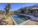 Inviting pool and spa area with desert landscaping at 3110 Arroyo Hondo --, Carefree, AZ 85377