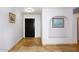 Interior hallway with tile floor and arched niche at 7331 E Valley Vista Dr, Scottsdale, AZ 85250