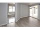 Main bedroom with access to private bathroom and pool view at 7331 E Valley Vista Dr, Scottsdale, AZ 85250