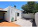 Private patio with brick pavers and space for relaxing at 7331 E Valley Vista Dr, Scottsdale, AZ 85250