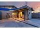 Well-maintained storage shed in the backyard at 965 N 87Th Way, Scottsdale, AZ 85257