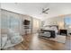 Main bedroom with sitting area and large windows at 2811 E Riviera Pl, Chandler, AZ 85249