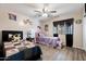 Bright bedroom with twin beds and ample natural light at 1964 W Sawtooth Way, San Tan Valley, AZ 85144