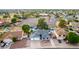 Aerial view of house and neighborhood; showcasing the property's location at 2328 N Roca St, Mesa, AZ 85213