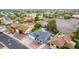 Aerial view of house and neighborhood; showcasing the property's location at 2328 N Roca St, Mesa, AZ 85213