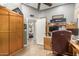 Home office with built-in desk and plenty of storage at 2328 N Roca St, Mesa, AZ 85213