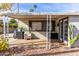 Patio area with seating, and access to the backyard at 3104 E Broadway Rd # 22, Mesa, AZ 85204