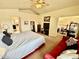Spacious bedroom with ensuite bathroom access and built-in workspace at 4444 E Wildwood Dr, Phoenix, AZ 85048