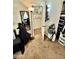 Cozy bedroom with a large closet and carpeted floors at 4444 E Wildwood Dr, Phoenix, AZ 85048