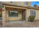 Covered patio with ceiling fan and sliding glass door access at 841 E Runaway Bay Pl, Chandler, AZ 85249