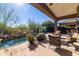 Stunning pool and patio area, perfect for entertaining at 9339 E Sandy Vista Dr, Scottsdale, AZ 85262