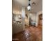 Spacious entryway with terracotta tile floors and staircase at 14028 N Edgeworth N Dr # A, Fountain Hills, AZ 85268