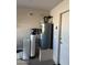 Garage with water softener and water heater at 14028 N Edgeworth N Dr # A, Fountain Hills, AZ 85268