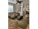 Relaxing living room with comfortable couches and large windows at 14028 N Edgeworth N Dr # A, Fountain Hills, AZ 85268