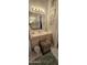 Vanity with updated fixtures and decorative mirrors at 15380 N 100Th St # 1106, Scottsdale, AZ 85260