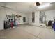 Attached garage with additional storage and work area at 17327 N Potomac Ln, Surprise, AZ 85374